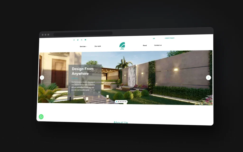 Rawd website shown on a laptop