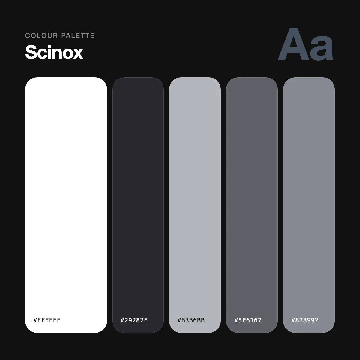 Scinox colour palette