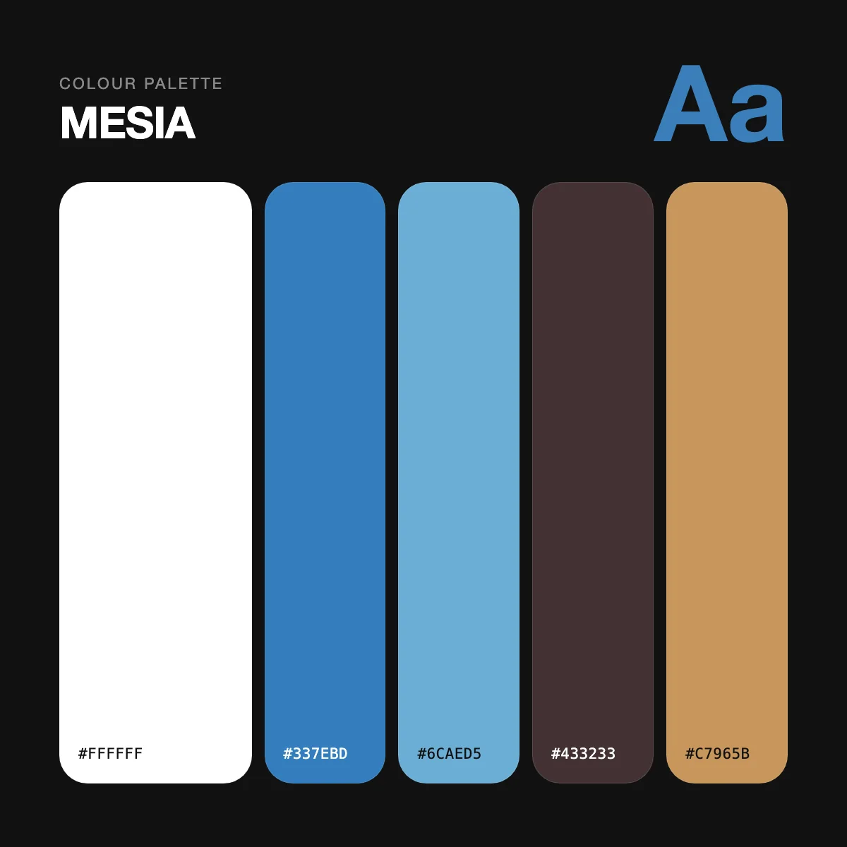 MESIA colour palette