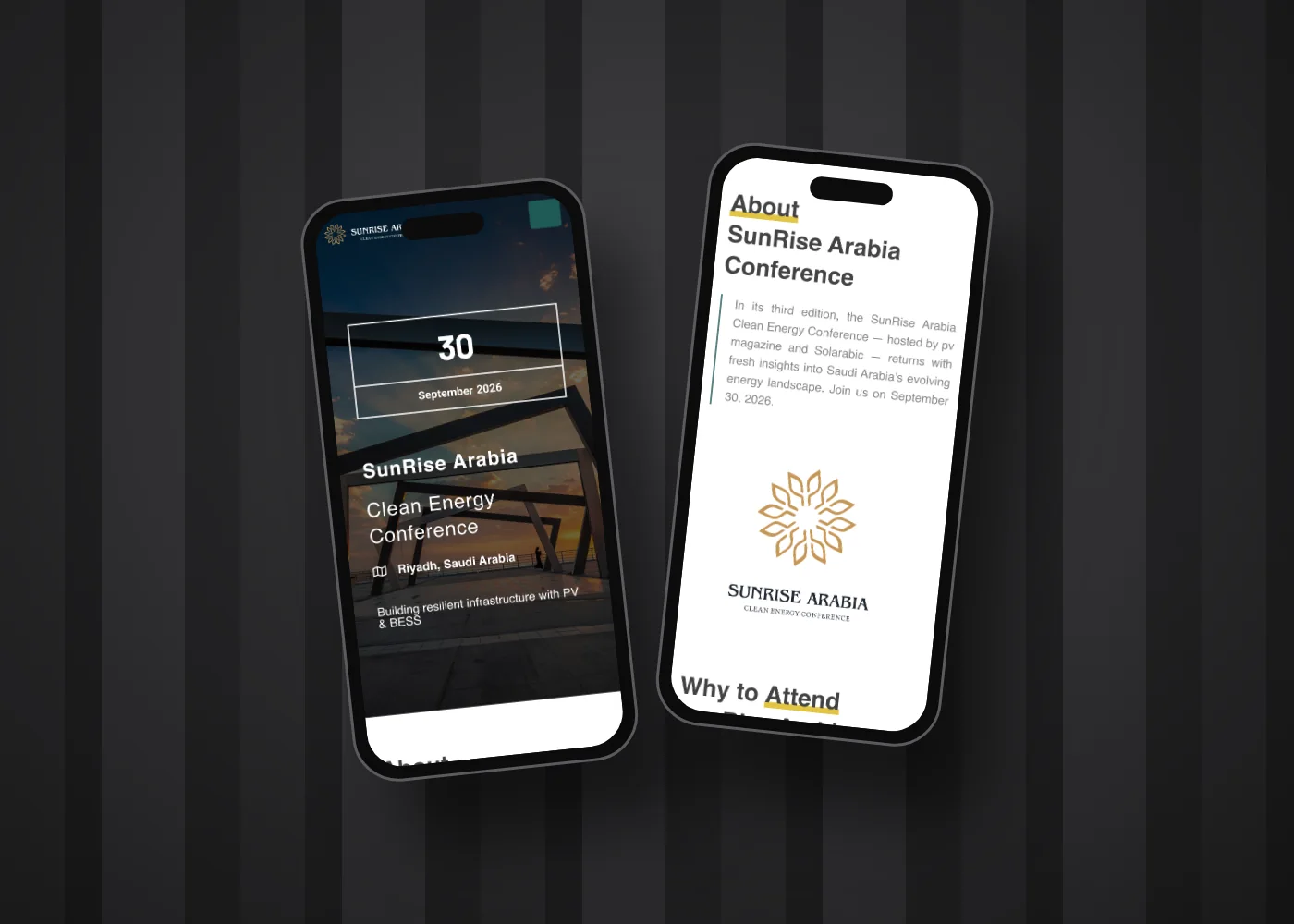 SunRise Arabia on a phone